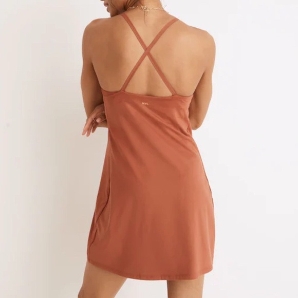 MWL Madewell Weathered Brick Flex Fitness Dress Size L NWOT! - Picture 2 of 11